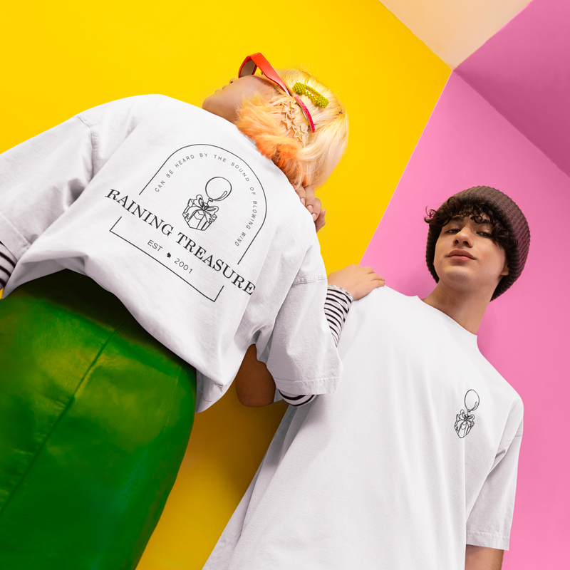 Animal Crossing Balloon Present Oversized T-Shirt