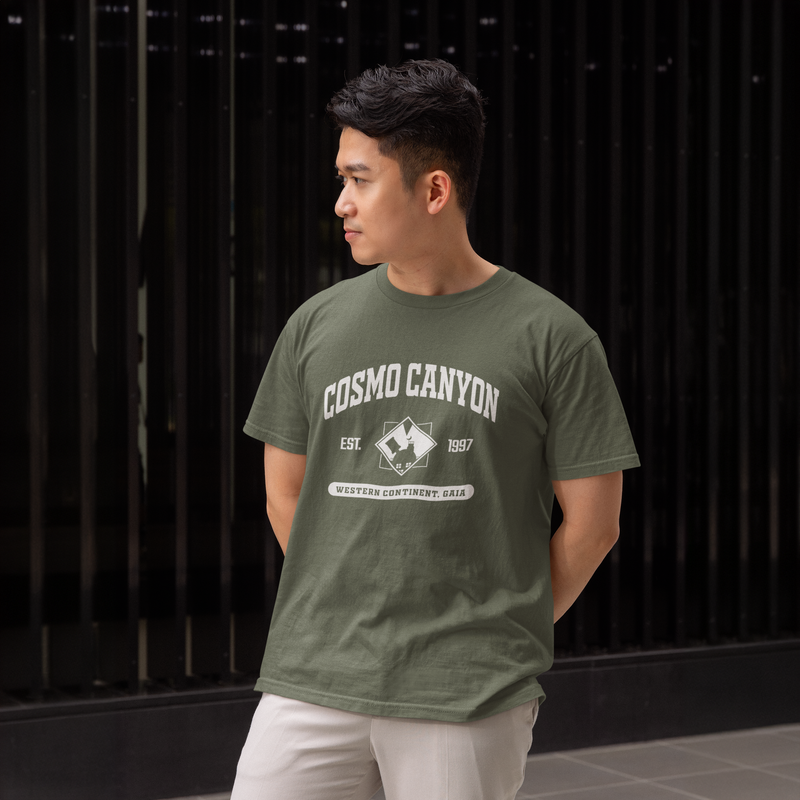 Final Fantasy 7 Cosmo Canyon College Style T-Shirt