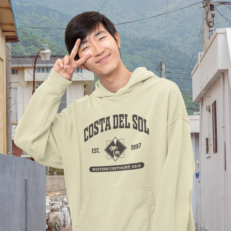 Final Fantasy 7 Costa del Sol College Style Hoodie