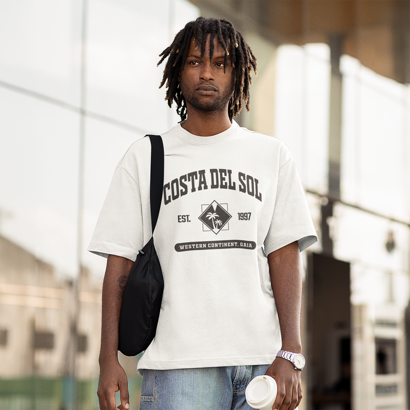 Final Fantasy VII Costa Del Sol Oversized T-Shirt