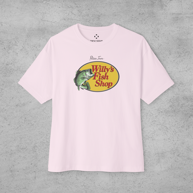 Stardew Valley Willy's Fish Shop Oversized T-shirt