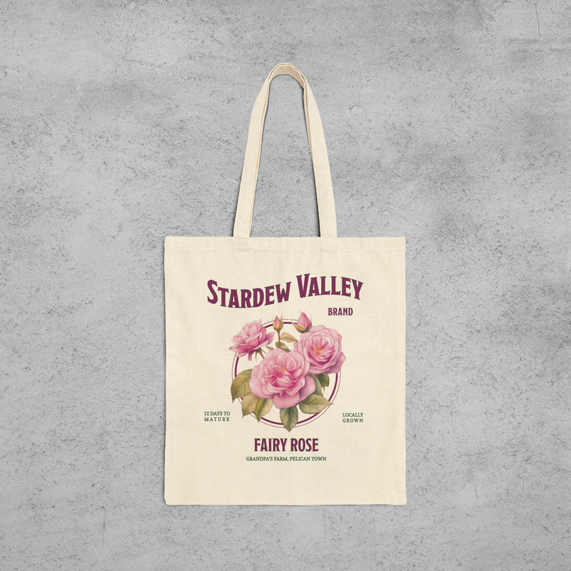 Stardew Valley Fairy Rose Tote Bag