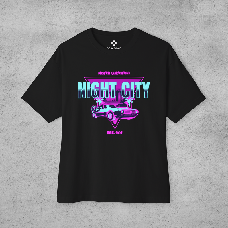 Cyberpunk 2077 Night City Oversized T-Shirt