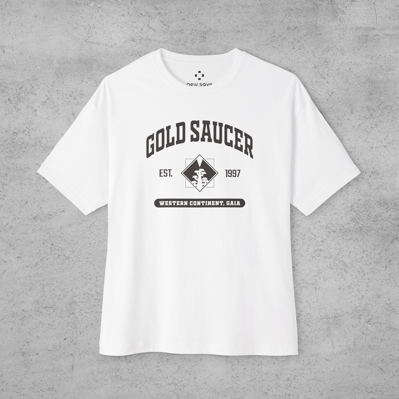 Final Fantasy VII Oversized Gold Saucer T-Shirt