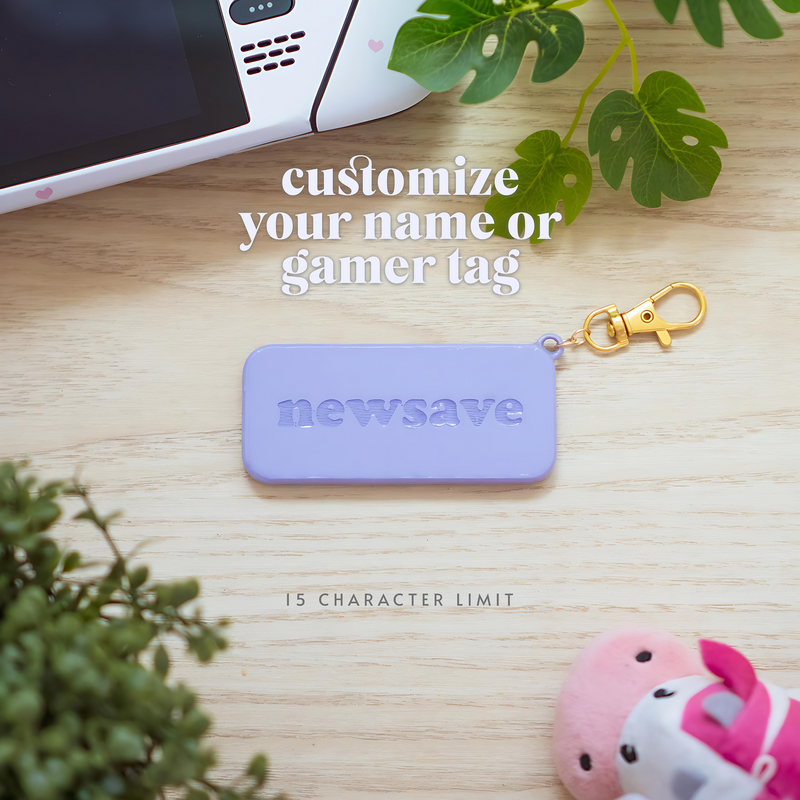 Cozy Gamer Keychain Custom Smart NFC