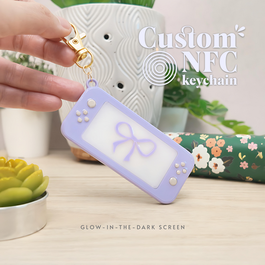 Cozy Gamer Keychain Custom Smart NFC