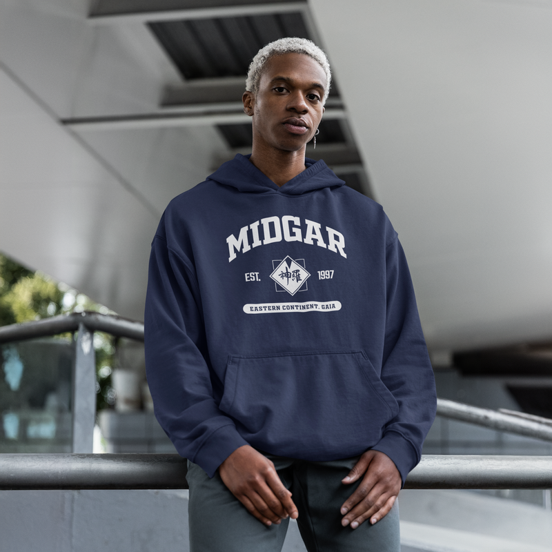 Final Fantasy 7 Midgar College Style Hoodie