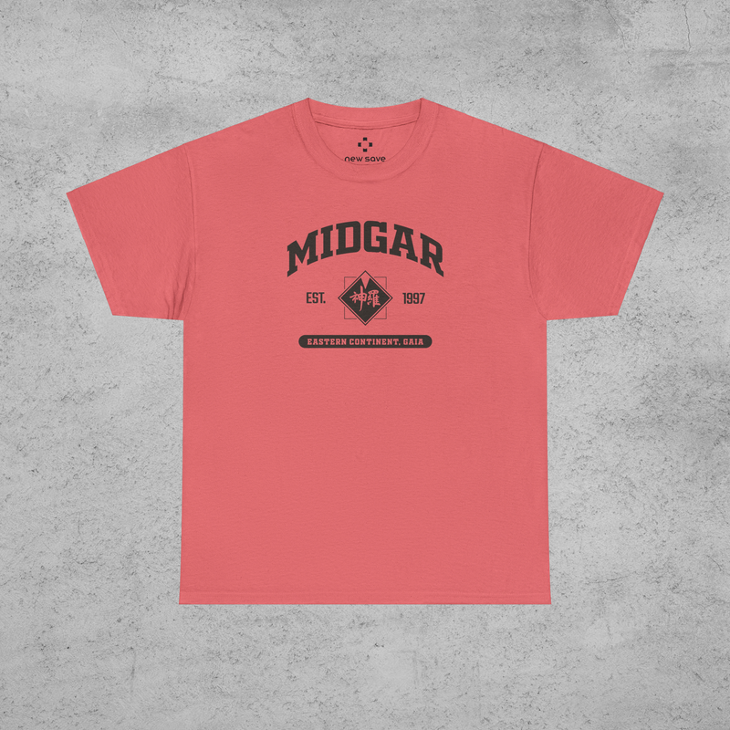 Final Fantasy 7 Midgar College Style T-Shirt