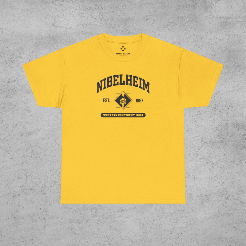 Final Fantasy 7 Nibelheim College Style T-Shirt