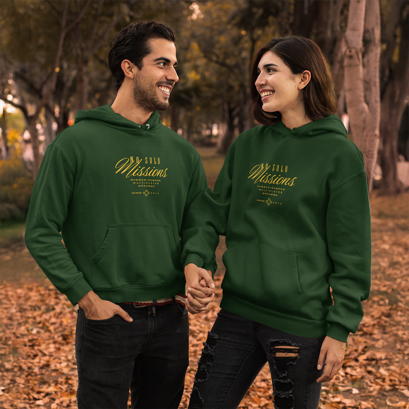 Custom Cozy Gaming Hoodie - No Solo Missions