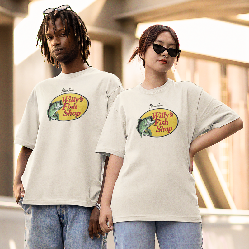 Stardew Valley Willy's Fish Shop Oversized T-shirt