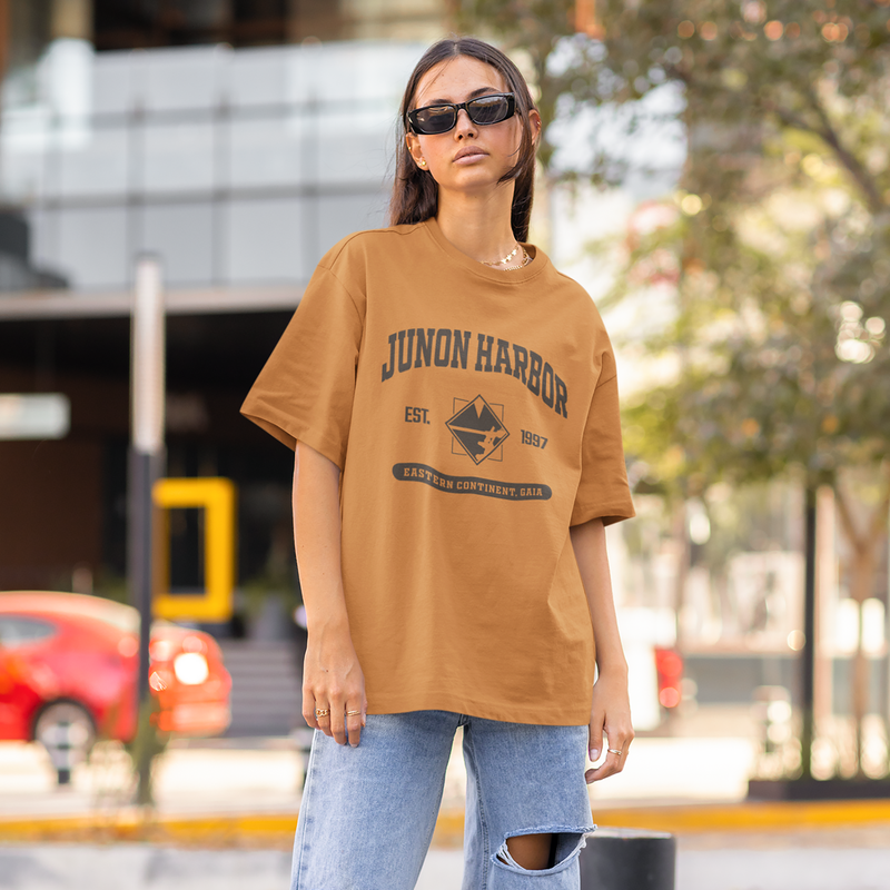 Final Fantasy VII Oversized Junon Harbor T-Shirt