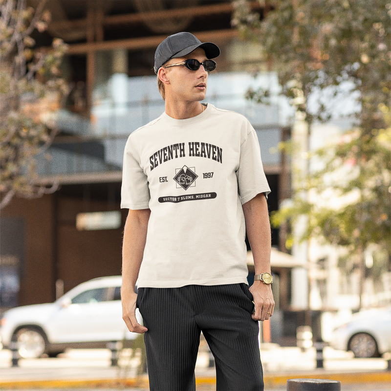 Final Fantasy VII Oversized Seventh Heaven T-Shirt