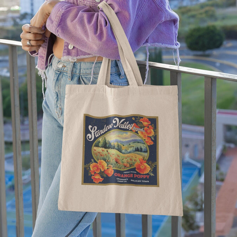 Stardew Valley Vintage Poppy Tote Bag