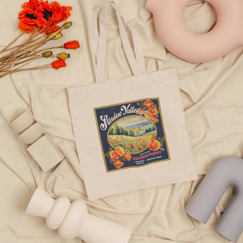 Stardew Valley Vintage Poppy Tote Bag