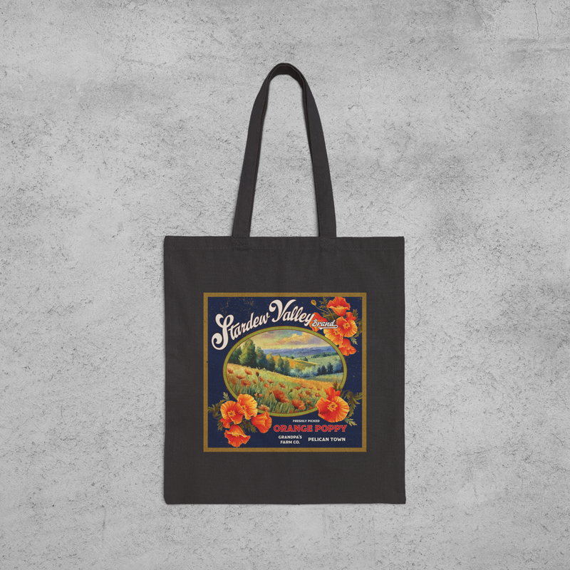 Stardew Valley Vintage Poppy Tote Bag