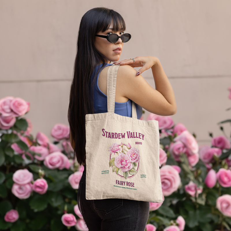 Stardew Valley Fairy Rose Tote Bag