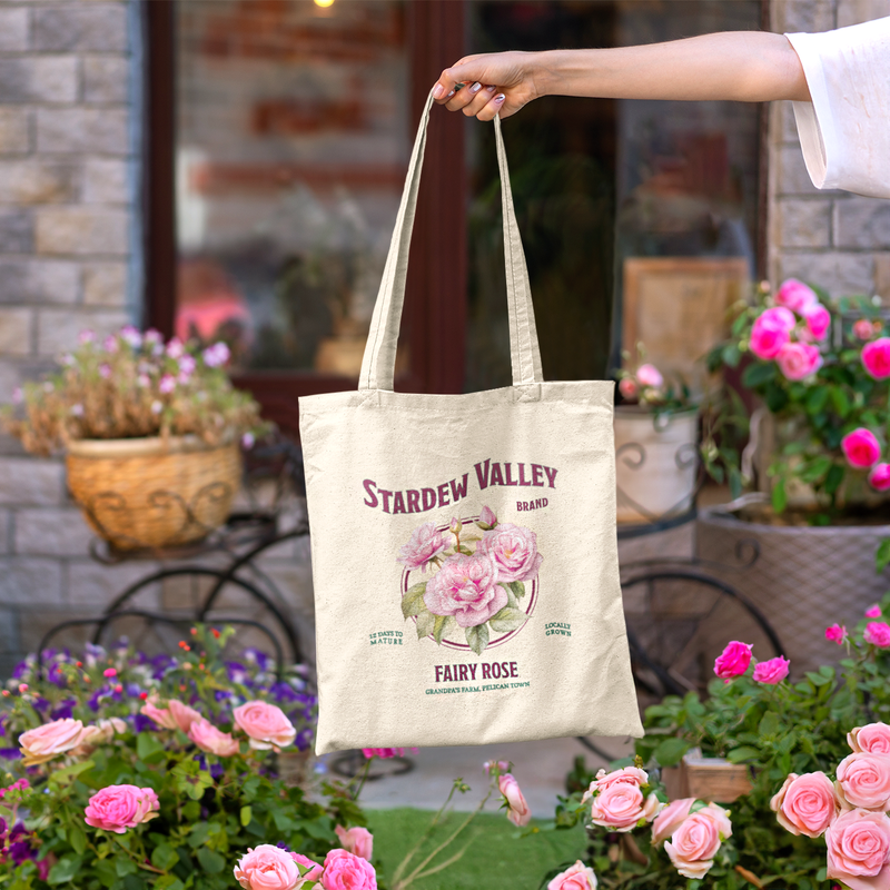 Stardew Valley Fairy Rose Tote Bag