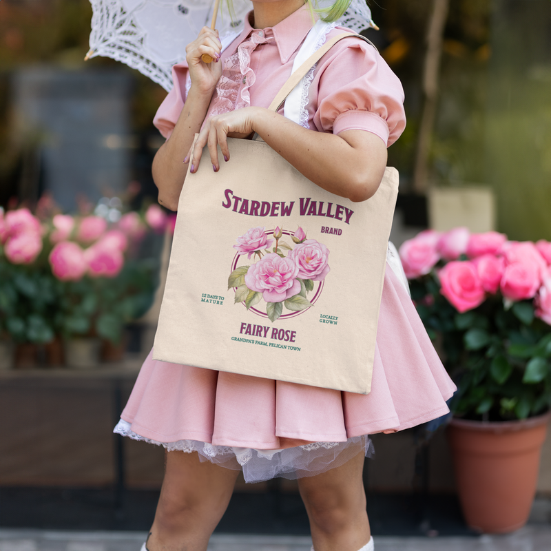 Stardew Valley Fairy Rose Tote Bag