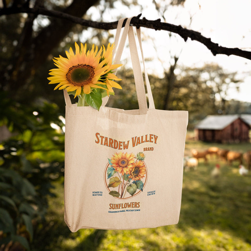 Stardew Valley Sunflower Tote Bag