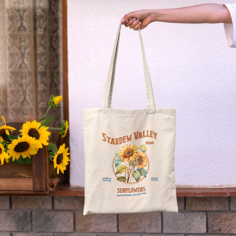 Stardew Valley Sunflower Tote Bag
