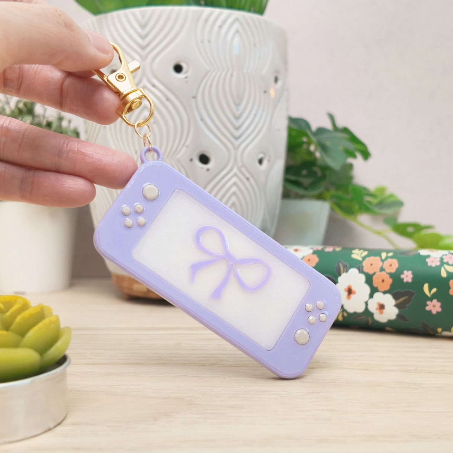 Cozy Gamer Keychain Custom Smart NFC