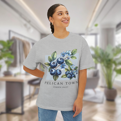 Stardew Valley Botanical Blueberry Oversized T-Shirt