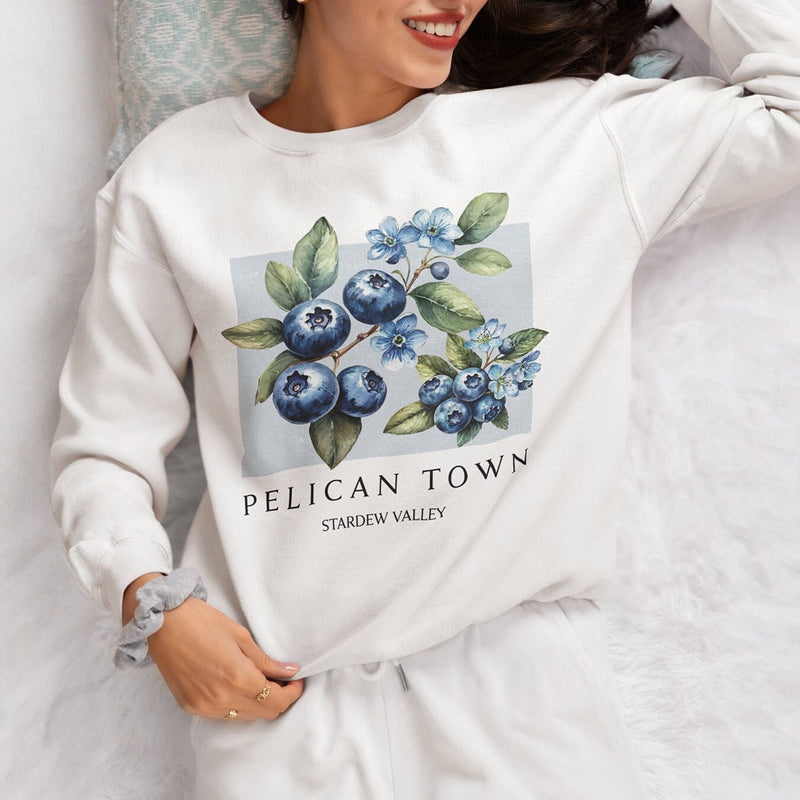 Stardew Valley Blueberry Botanical Sweatshirt