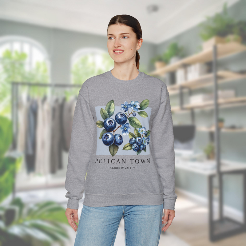 Stardew Valley Blueberry Botanical Sweatshirt