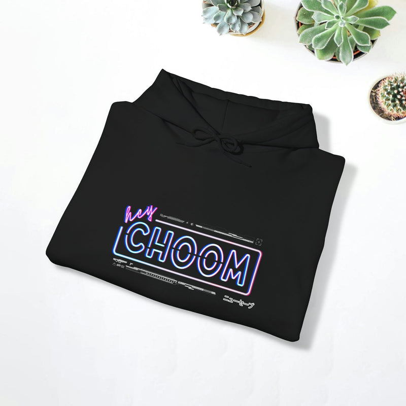 Cyberpunk 2077 Hey Choom Neon Hoodie