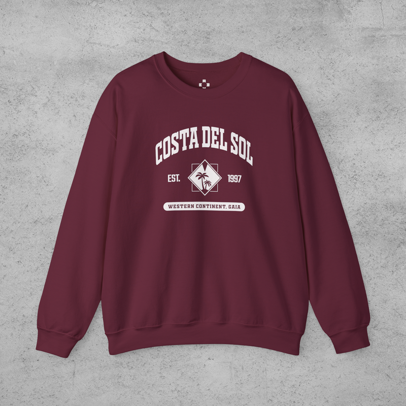 Final Fantasy 7 Costa del Sol College Style Sweatshirt