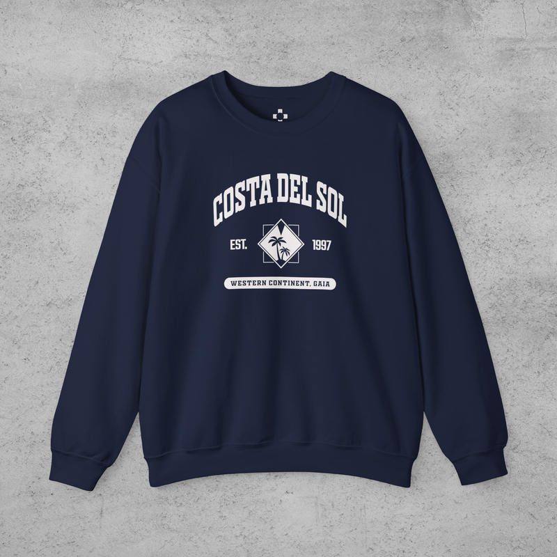 Final Fantasy 7 Costa del Sol College Style Sweatshirt