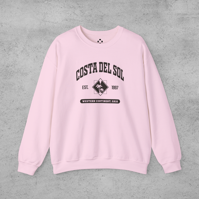 Final Fantasy 7 Costa del Sol College Style Sweatshirt