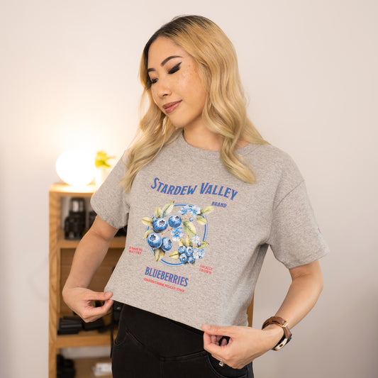 Stardew Valley Blueberry Crop Top