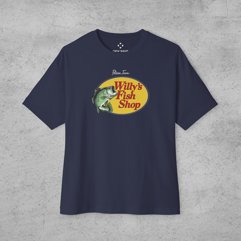 Stardew Valley Willy's Fish Shop Oversized T-shirt