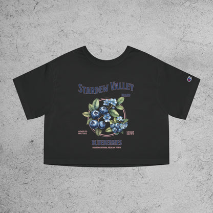 Stardew Valley Blueberry Crop Top