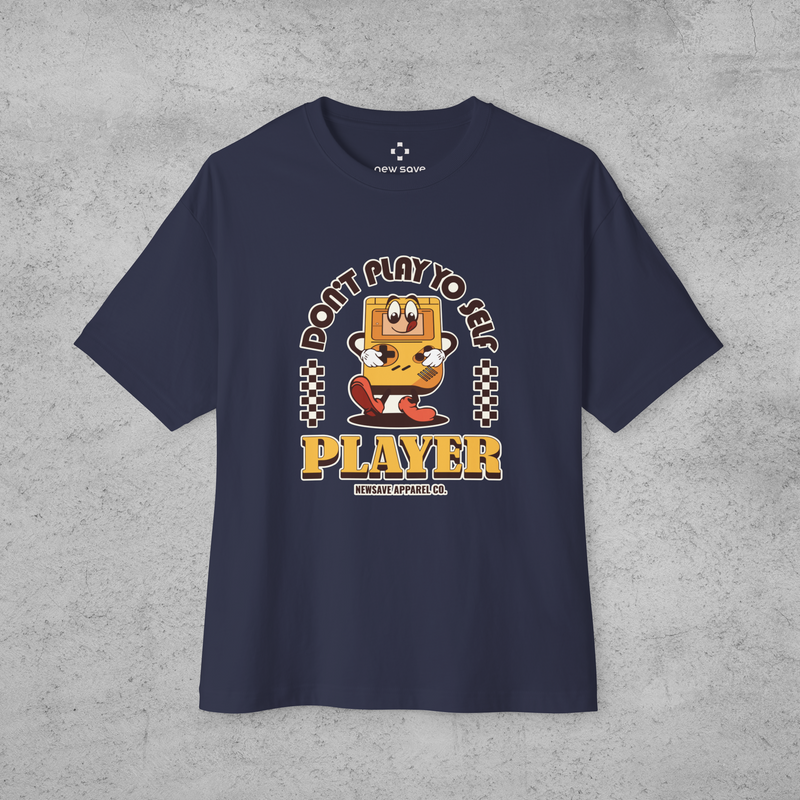 Retro Gameboy Mascot Oversized T-Shirt