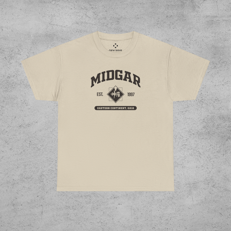 Final Fantasy 7 Midgar College Style T-Shirt