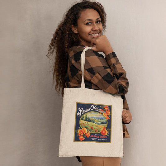 Stardew Valley Vintage Poppy Tote Bag