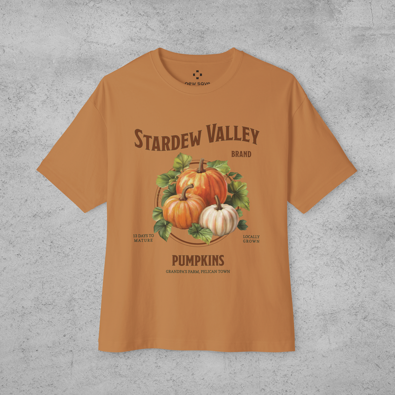 Stardew Valley Oversized Pumpkin T-Shirt