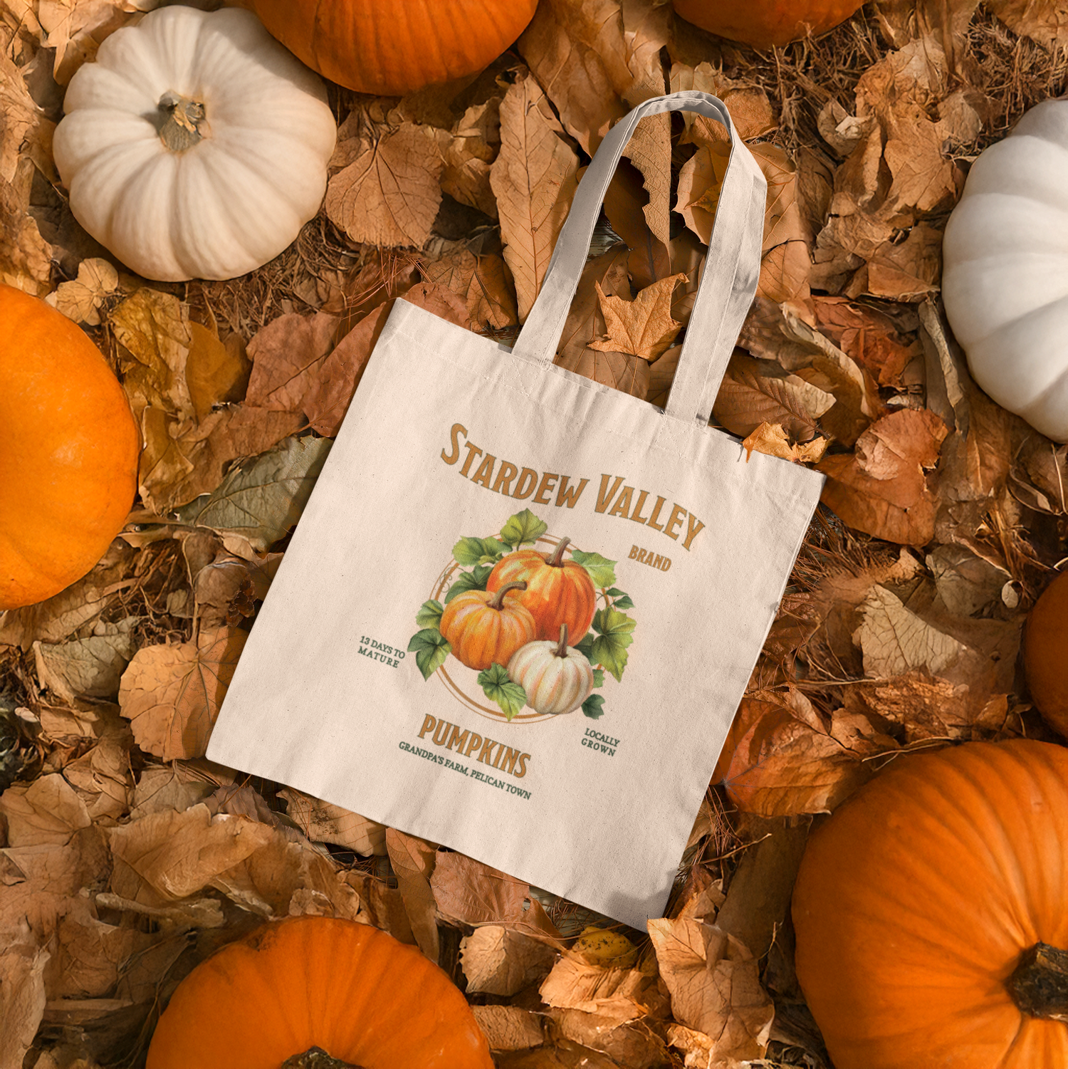 Stardew Valley Pumpkin Tote Bag