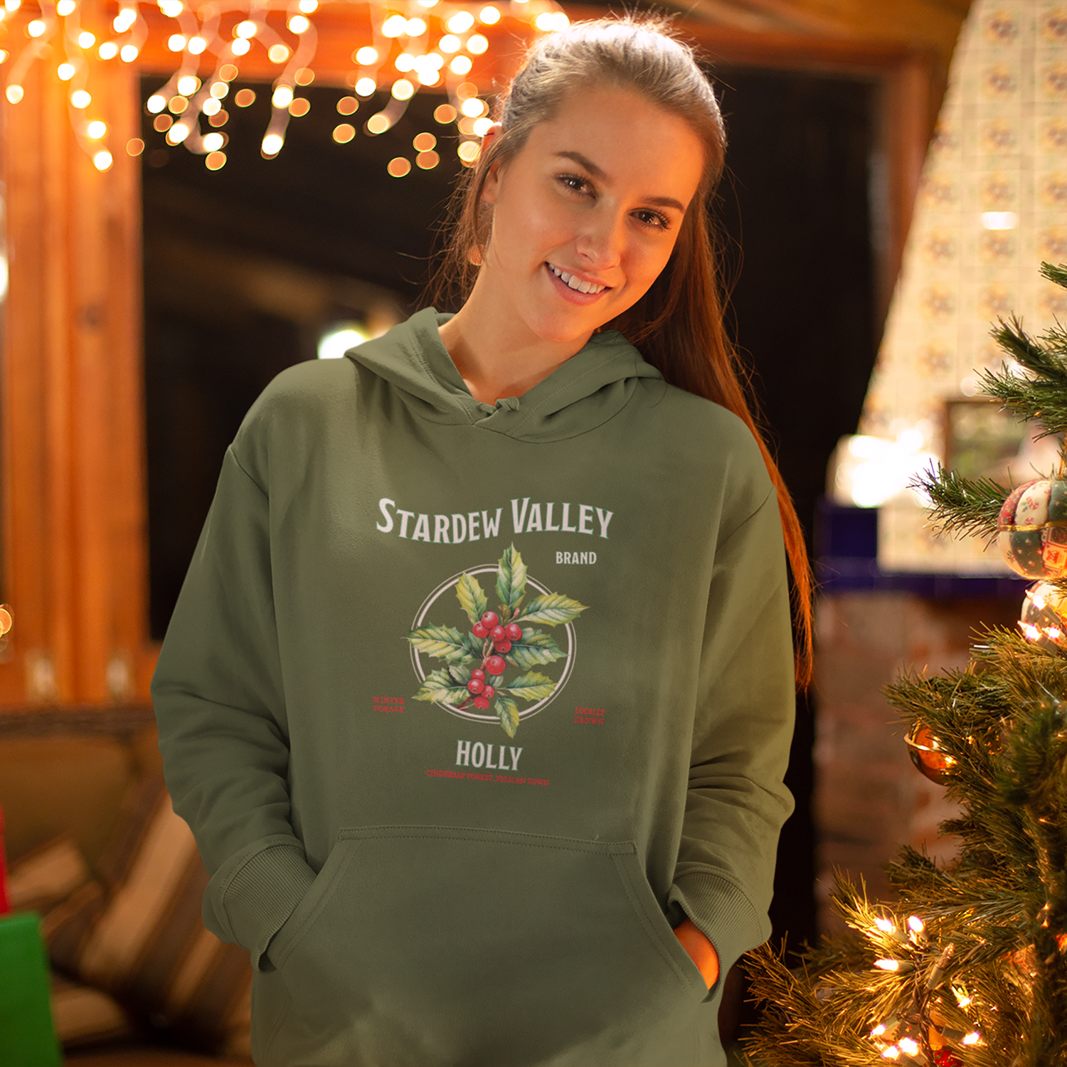 Stardew Valley Holly Hoodie