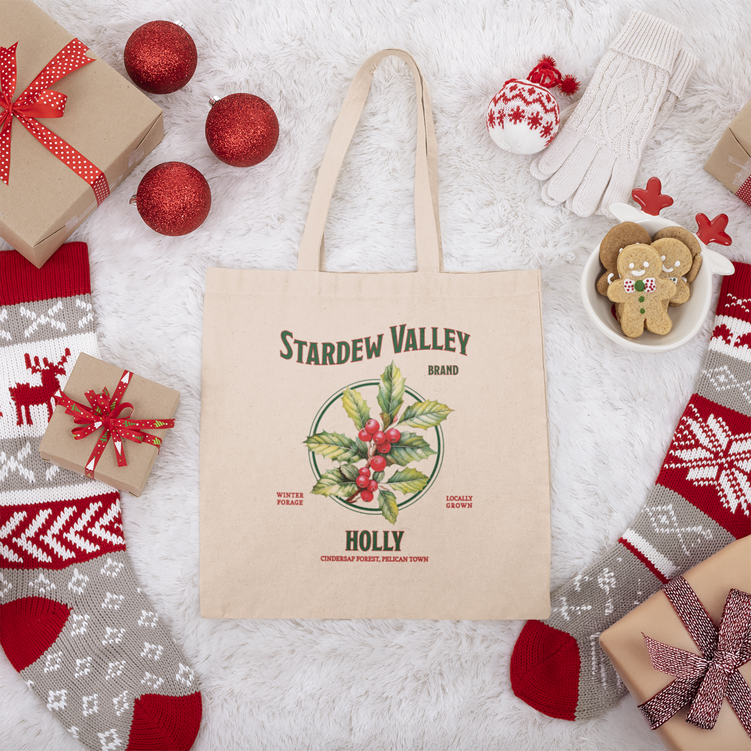 Stardew Valley Holly Tote Bag