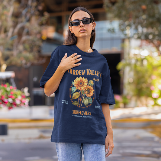 Stardew Valley Sunflower Oversized T-Shirt