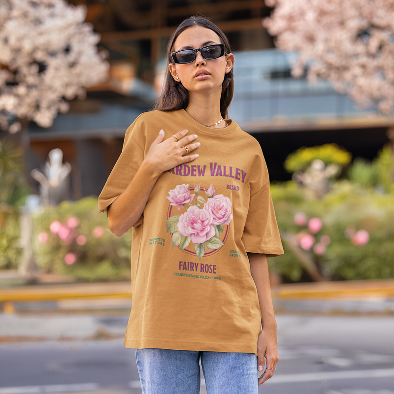 Stardew Valley Fairy Rose Oversized T-Shirt