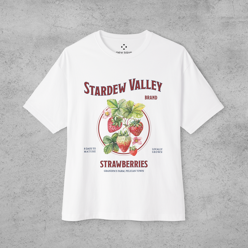 Stardew Valley Strawberry Oversized T-Shirt