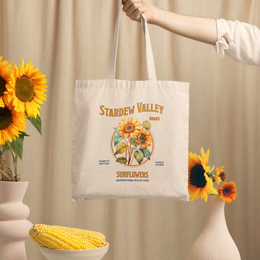 Stardew Valley Sunflower Tote Bag