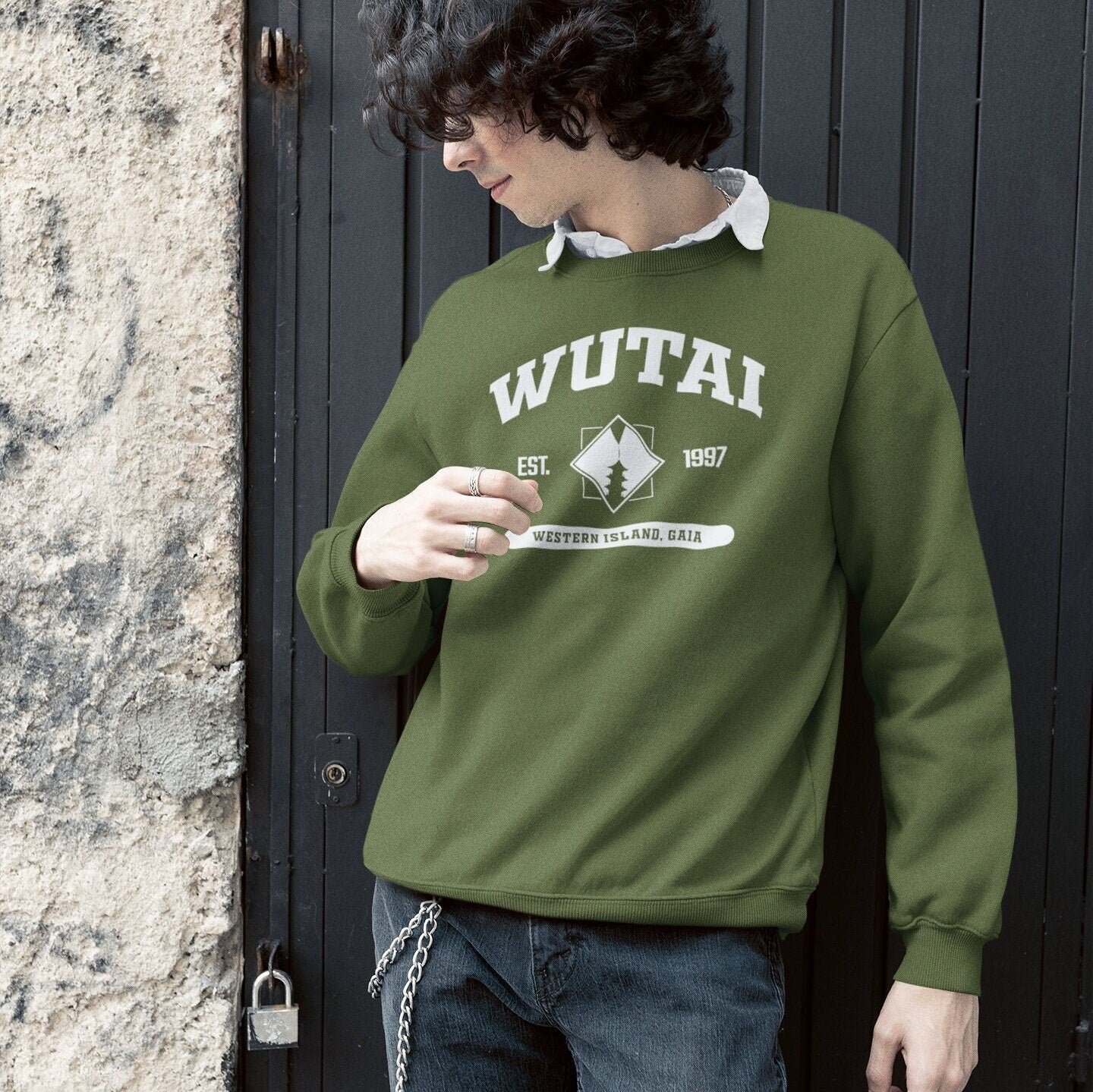 Final Fantasy 7 Wutai College Style Sweatshirt